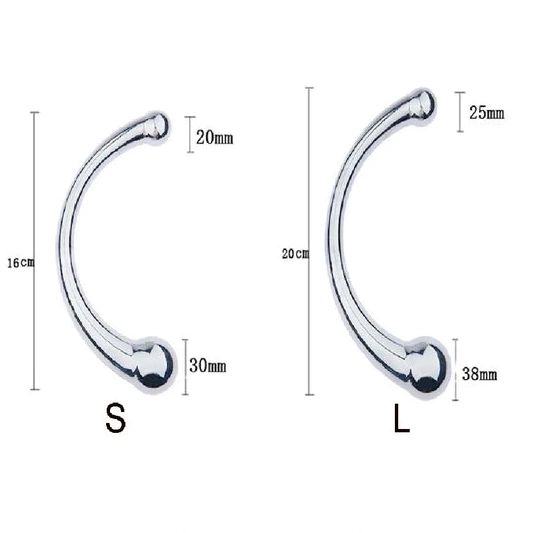 Anal Hooks Elegant Anal Ended 5858 Hook Double Steel Stainless 0929